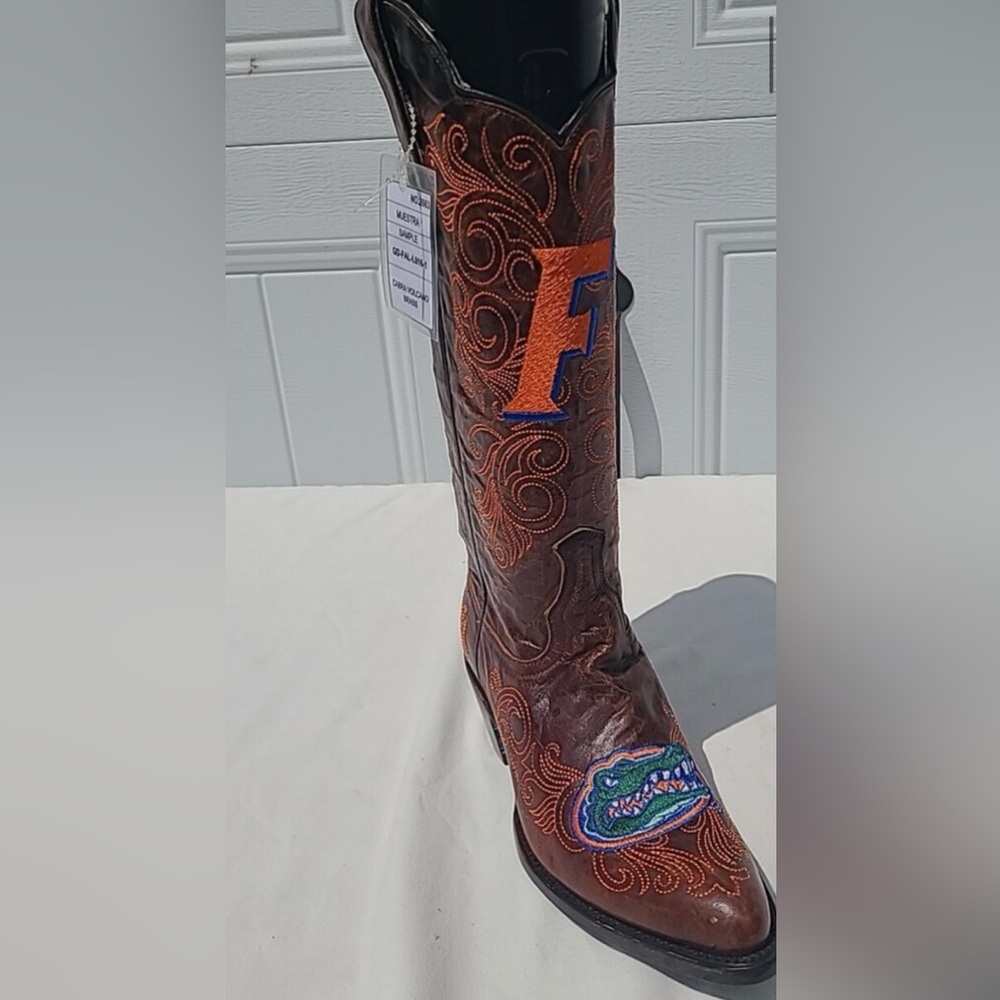 Florida Gator Embroidered cowgirl Boots